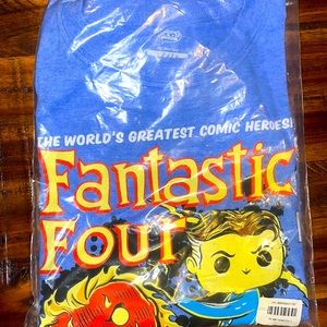 Pop! Tees Fantastic four t-shirt, blue